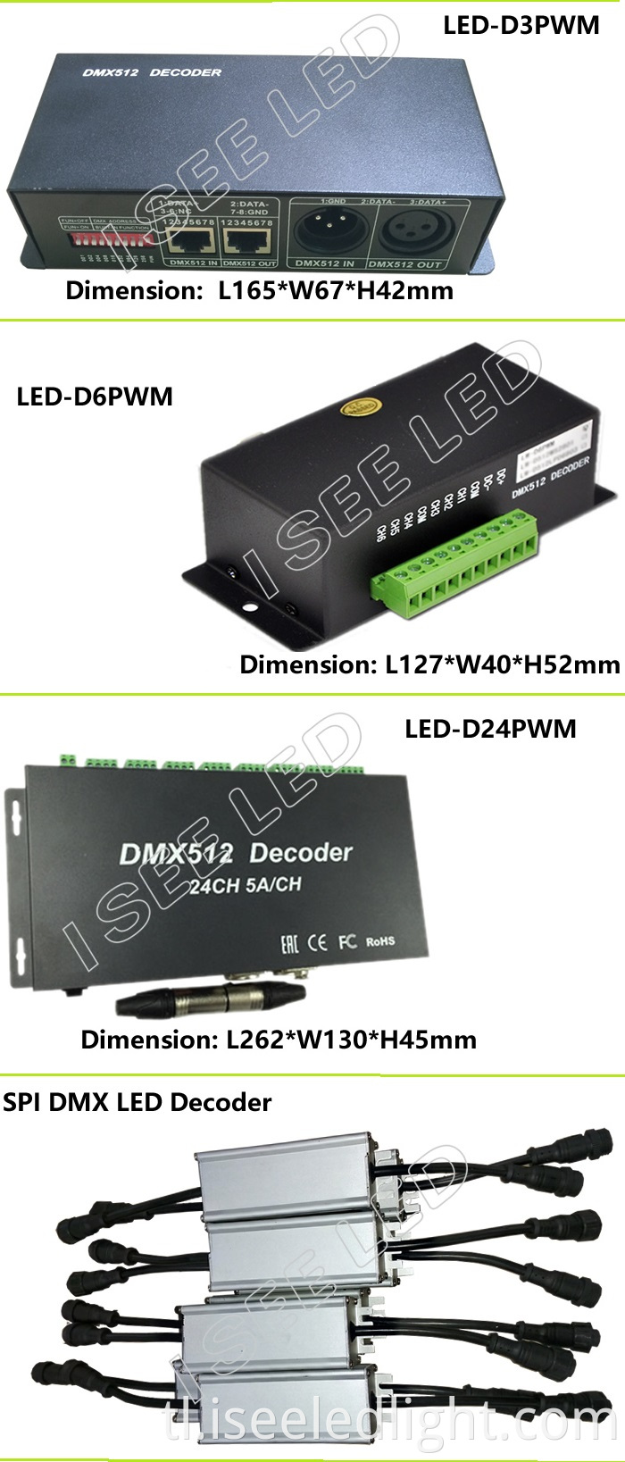 DMX RGB LED Controller